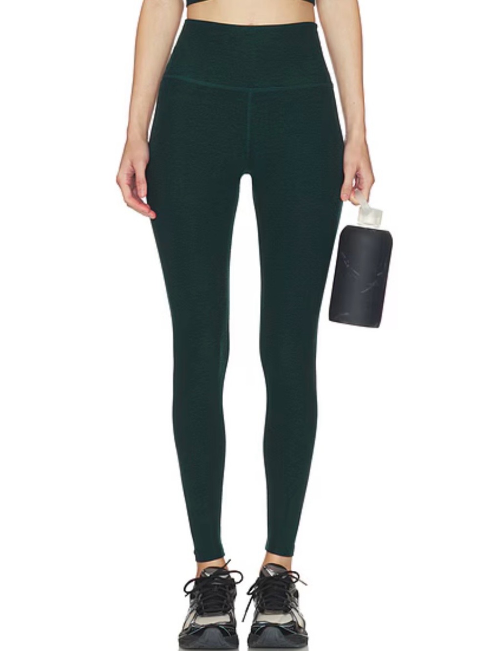 Beyond Yoga Spacedye Caught in the Midi High Rise Leggings Dark Spruce Green L